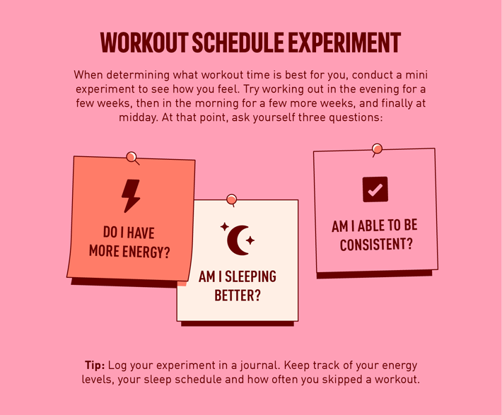 Evening outlet workout benefits